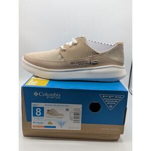 Columbia Mens Size 8 Wide Boatside Relaxed PFG Fossil/Cypress Shoes BI8031-271